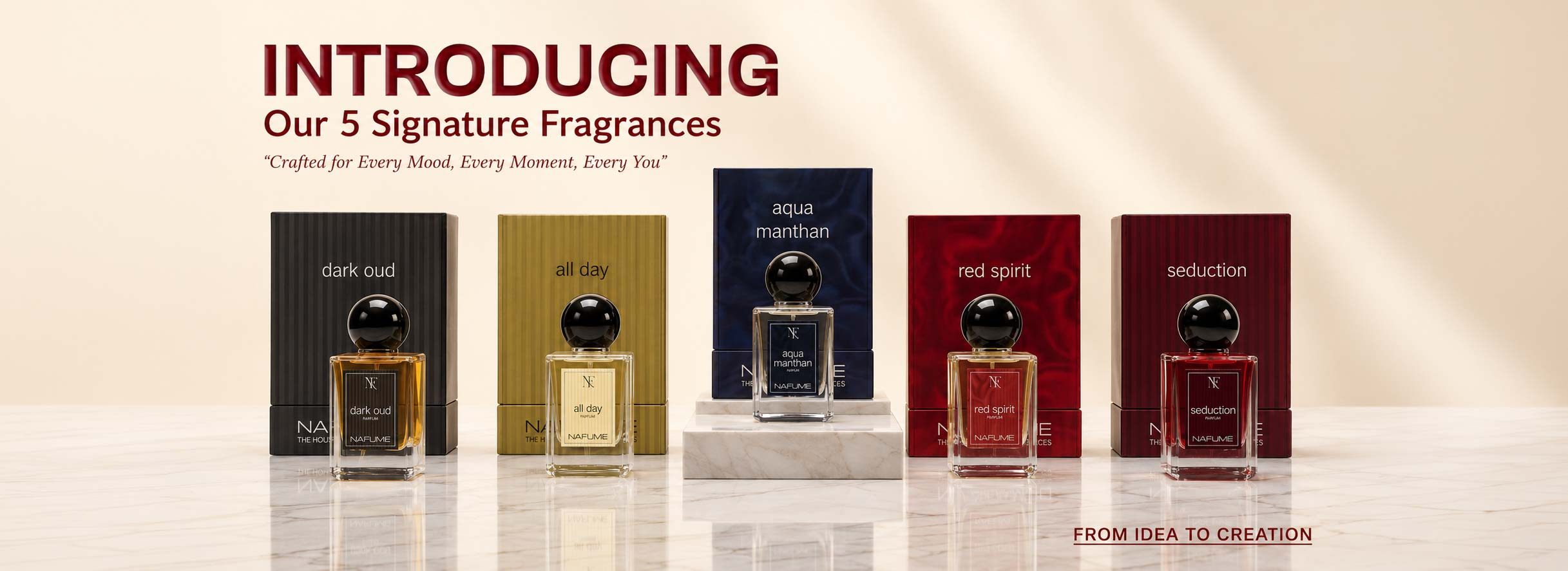 NAFUME Seduction premium perfume — Floral Oriental long-lasting fragrance